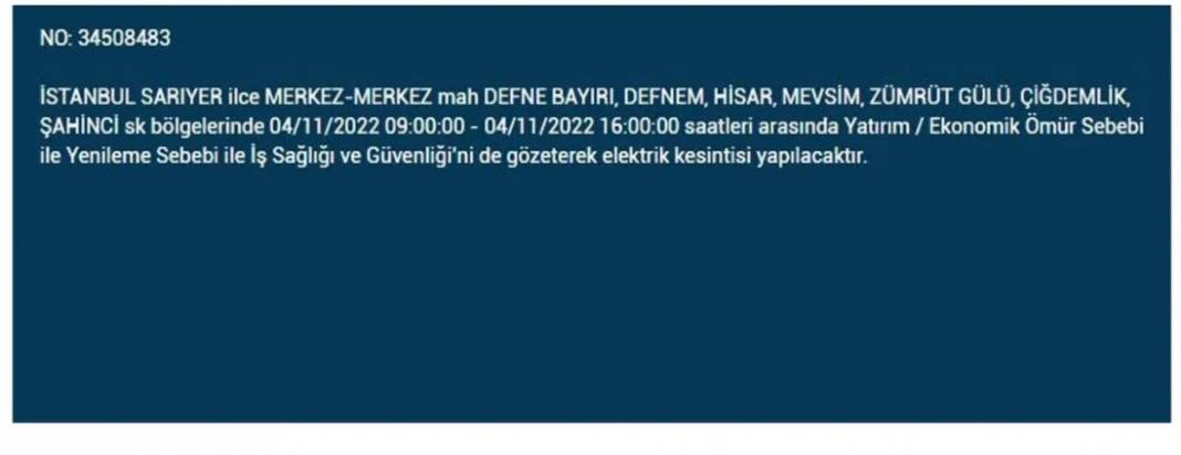 İstanbullular dikkat! 21 ilçede elektrik kesintisi 12